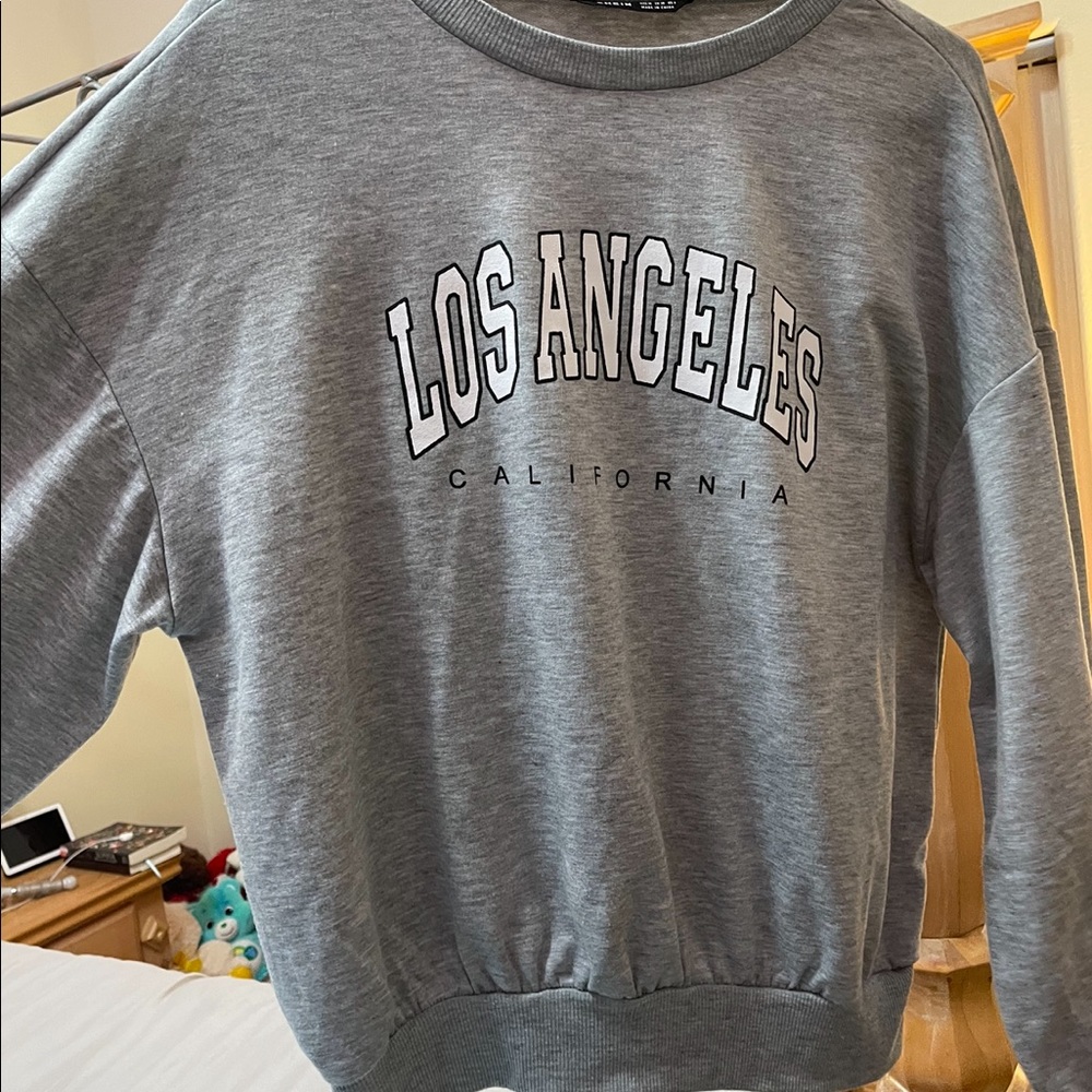 shein grey crewneck